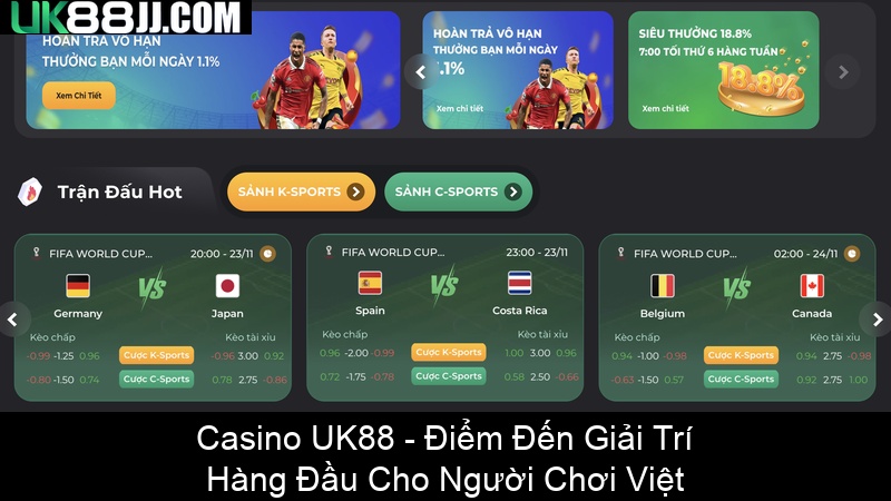 Casino UK88 Điểm Đến Giải Trí Hàng Đầu Cho Người Chơi Việt Casino UK88 Điểm Đến Giải Trí Hàng Đầu Cho Người Chơi Việt