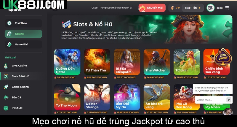 Mẹo chơi nổ hũ dễ trúng Jackpot từ cao thủ Mẹo chơi nổ hũ dễ trúng Jackpot từ cao thủ